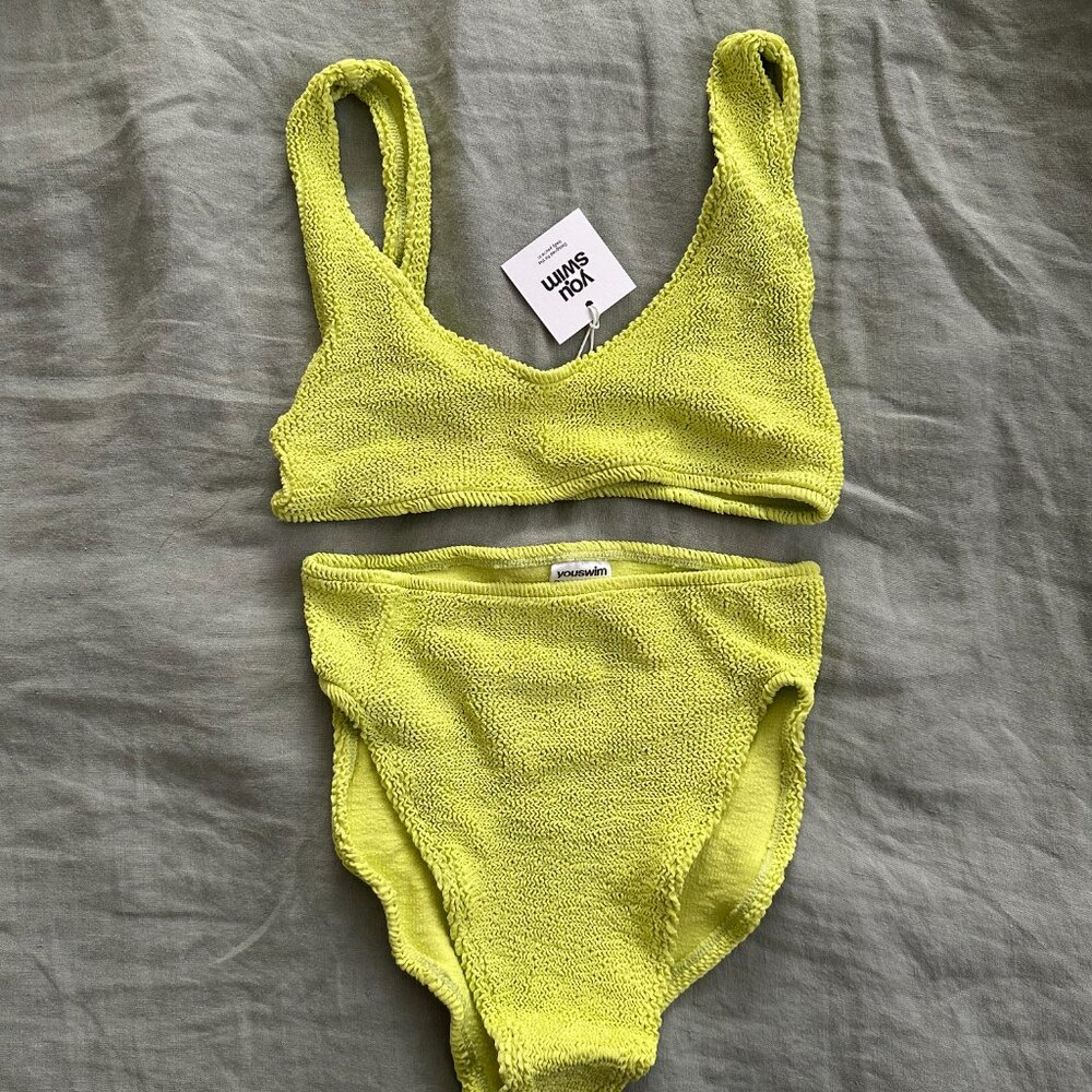 NWT Youswim Eva High Waist Two-Piece in Yuzu